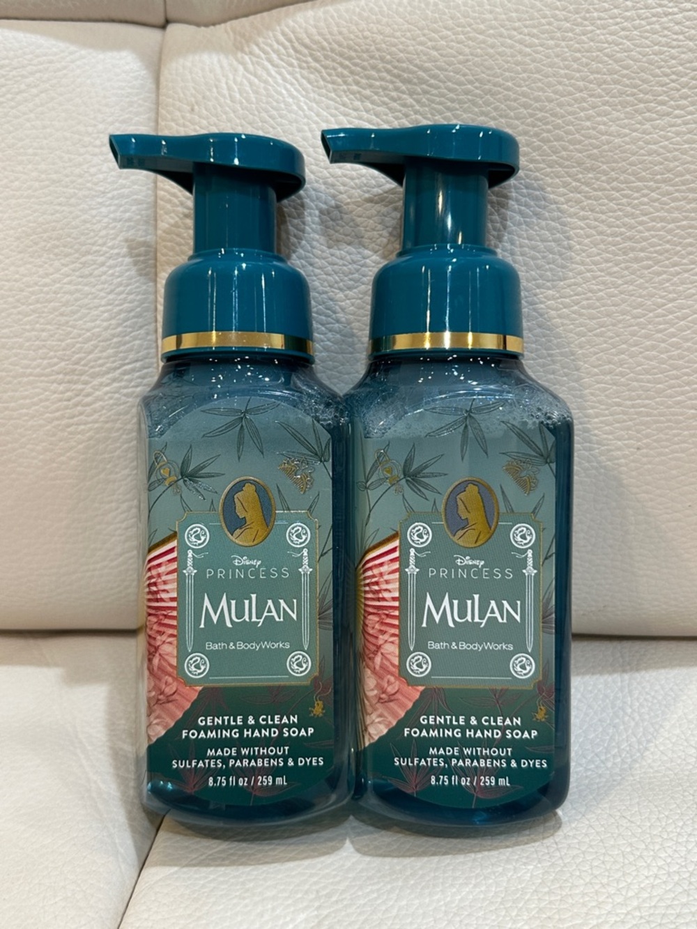 Bath & Body Works Disney Princess Mulan Bundle of 2 Foaming Hand Soap